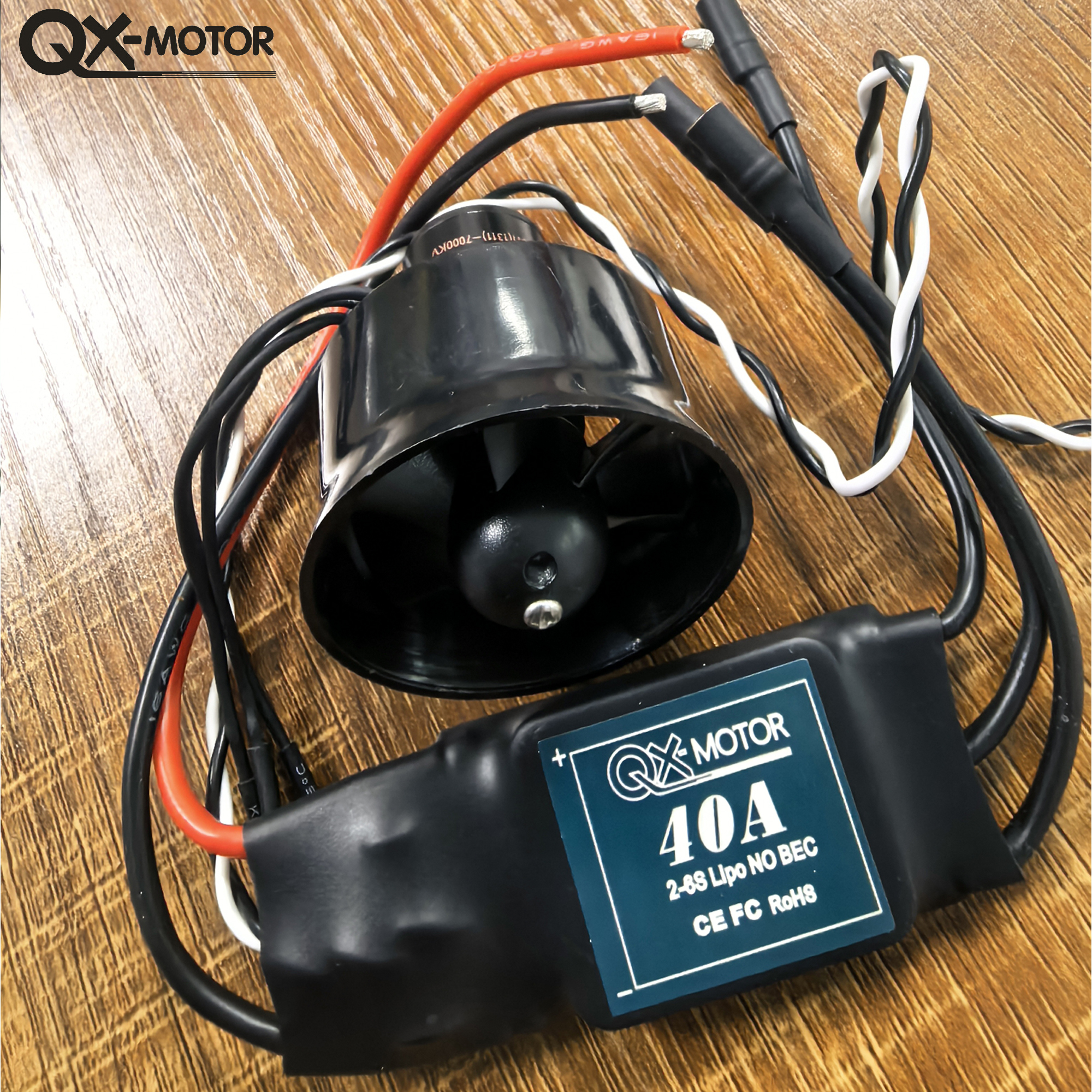 QX-MOTOR 30mm EDF 6 Blades fan - Rc Helicopter Blade ulasan dan harga