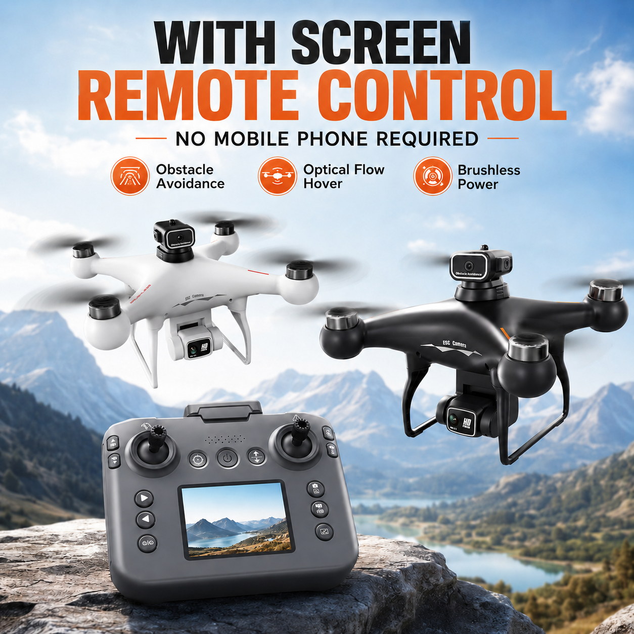 ZNLYRION S116 RC Drone Brushle - Rc Helicopter Electric ulasan dan harga