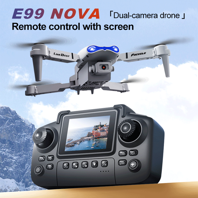 FACEGLE UAV E99 Nova RC Drone - Rc Helicopter Electric ulasan dan harga