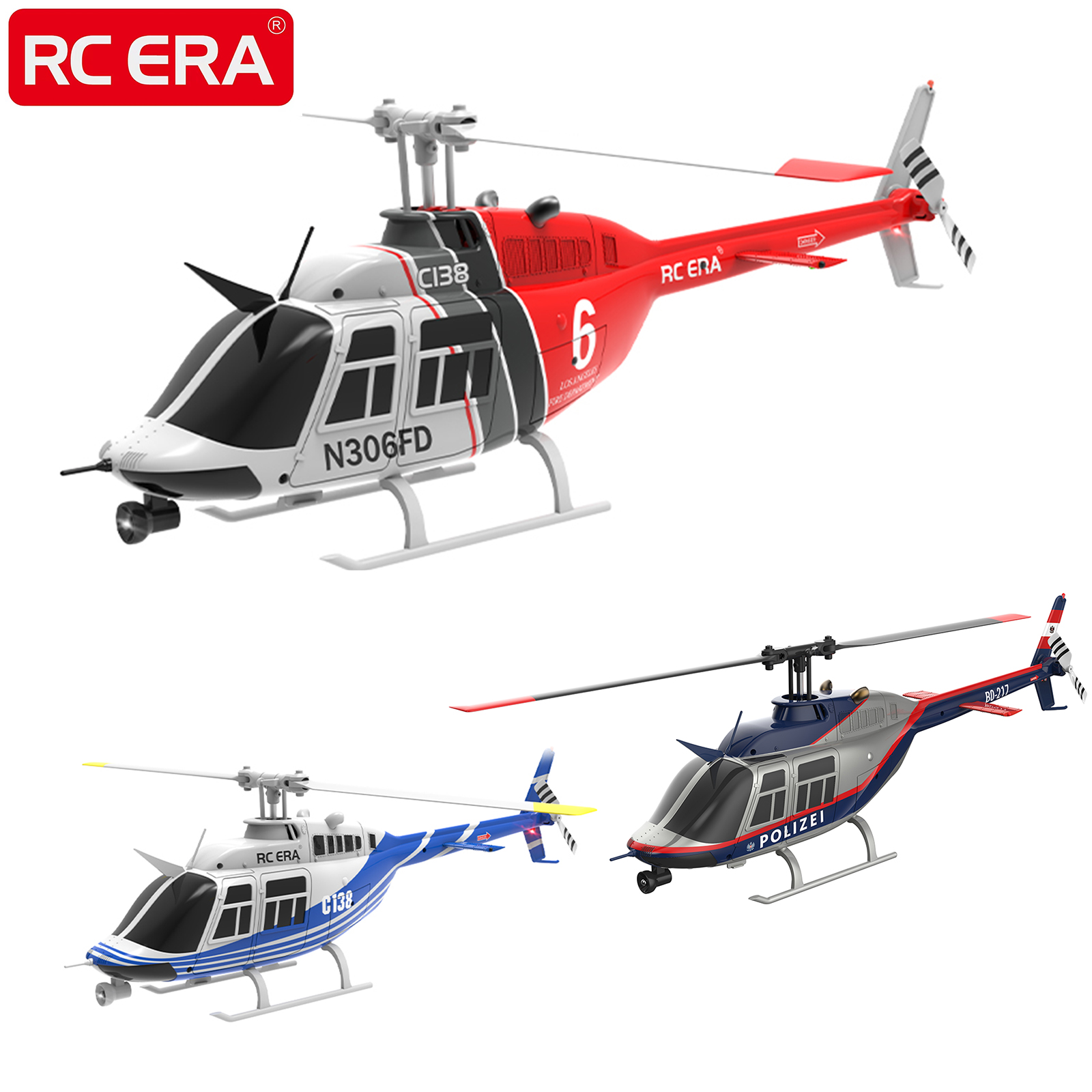 RC ERA C138 BELL 206 Jet Range - Rc Helicopter Gyro ulasan dan harga